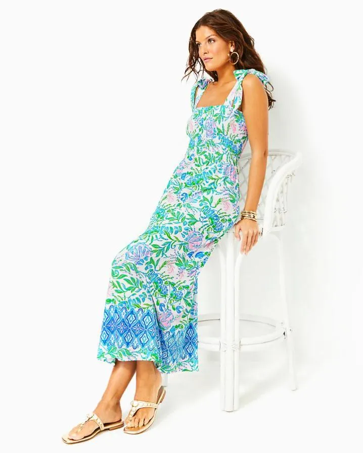 KAILUA SMOCKED MAXI DRESS