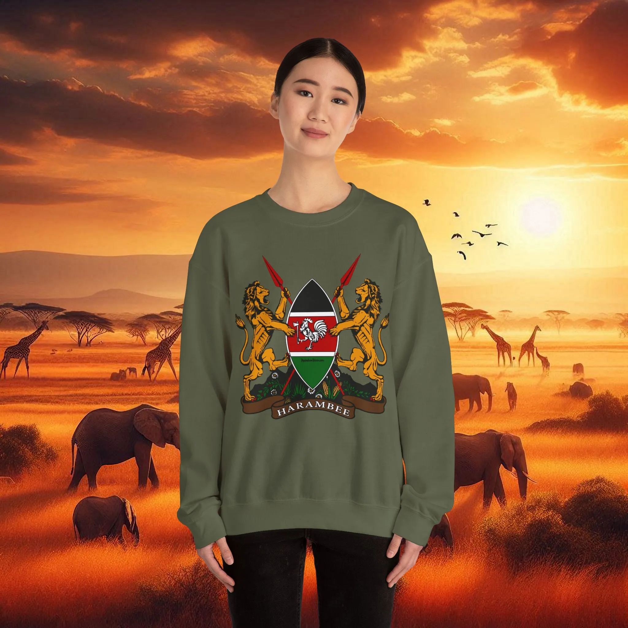 Kenyan Coat of Arms Sweatshirt