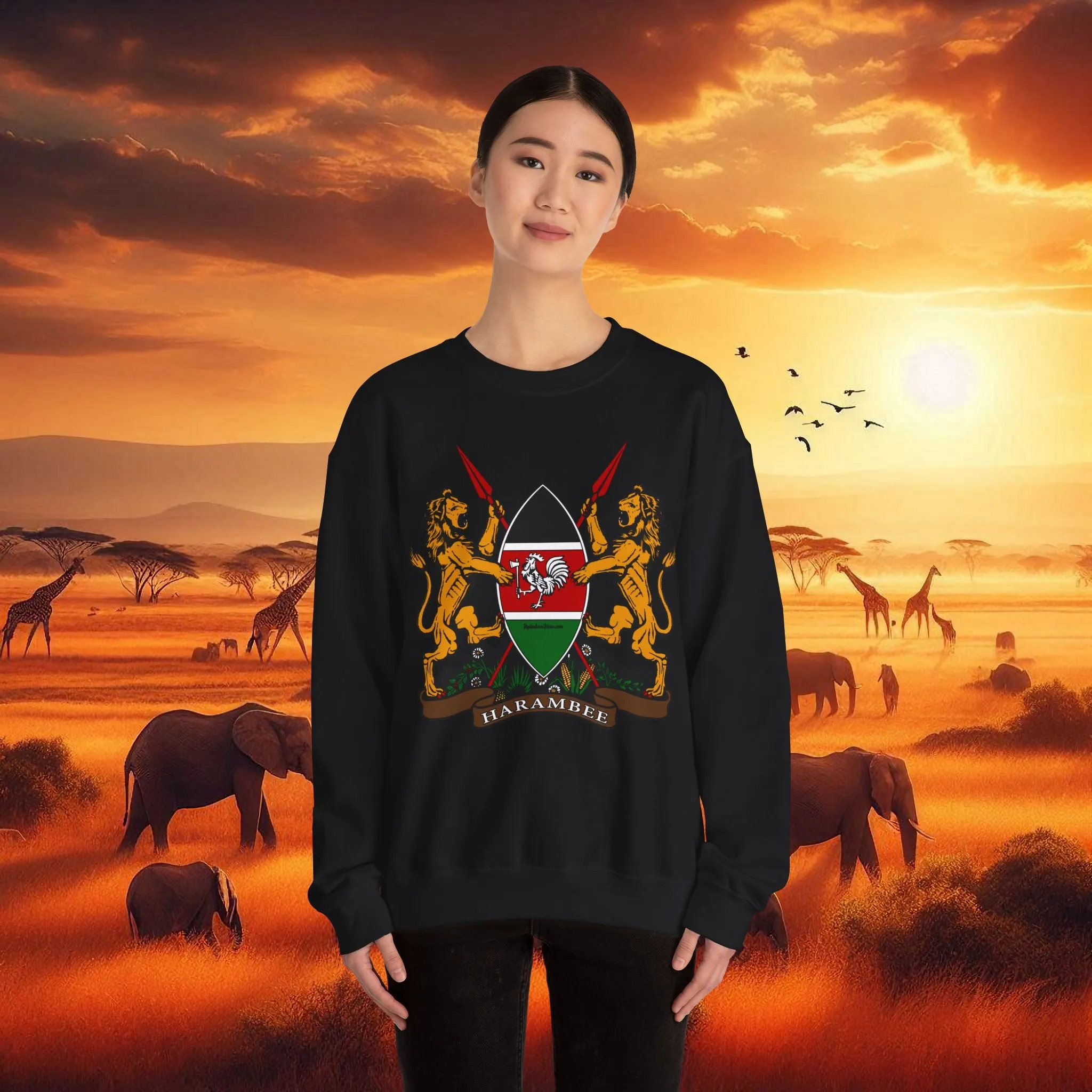 Kenyan Coat of Arms Sweatshirt