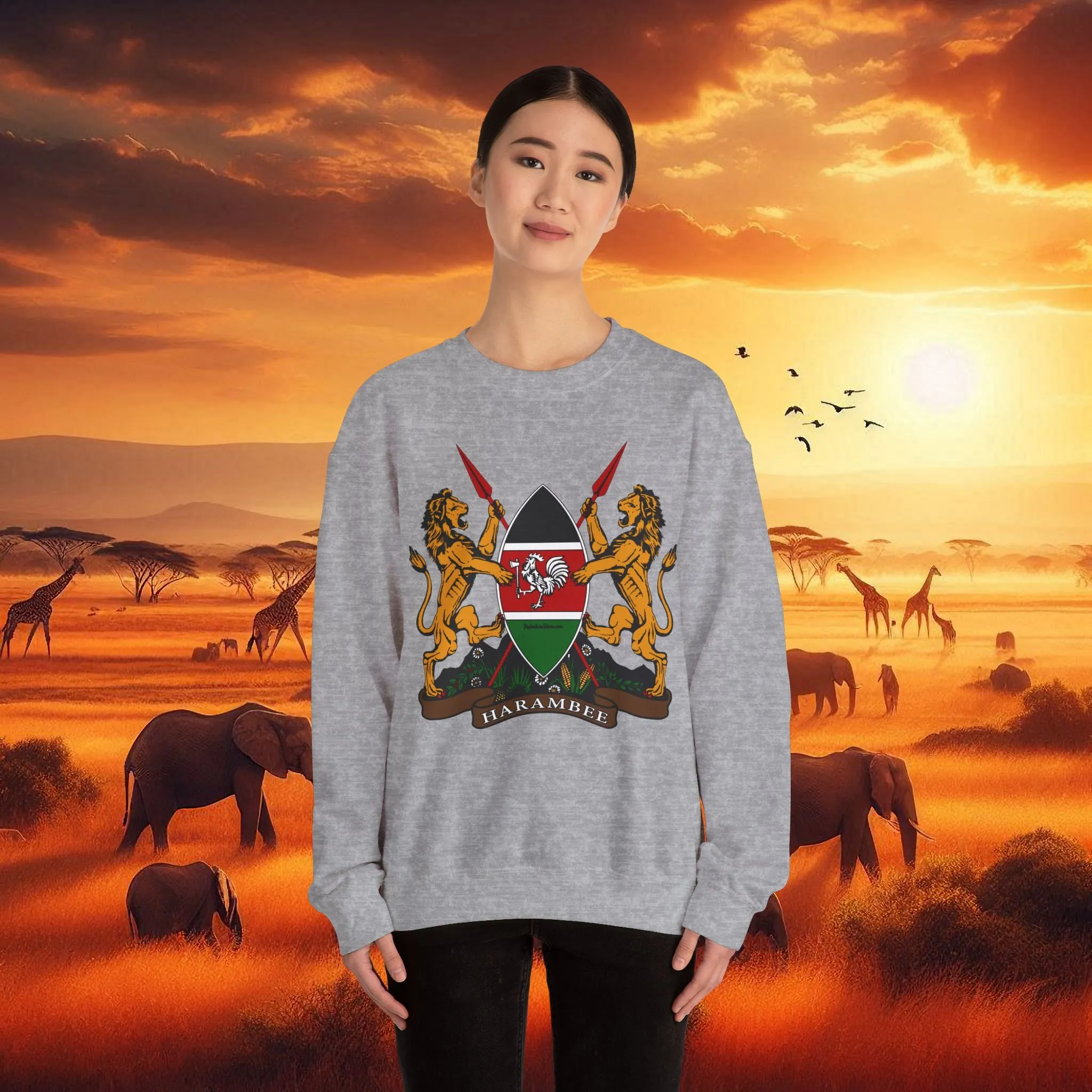 Kenyan Coat of Arms Sweatshirt