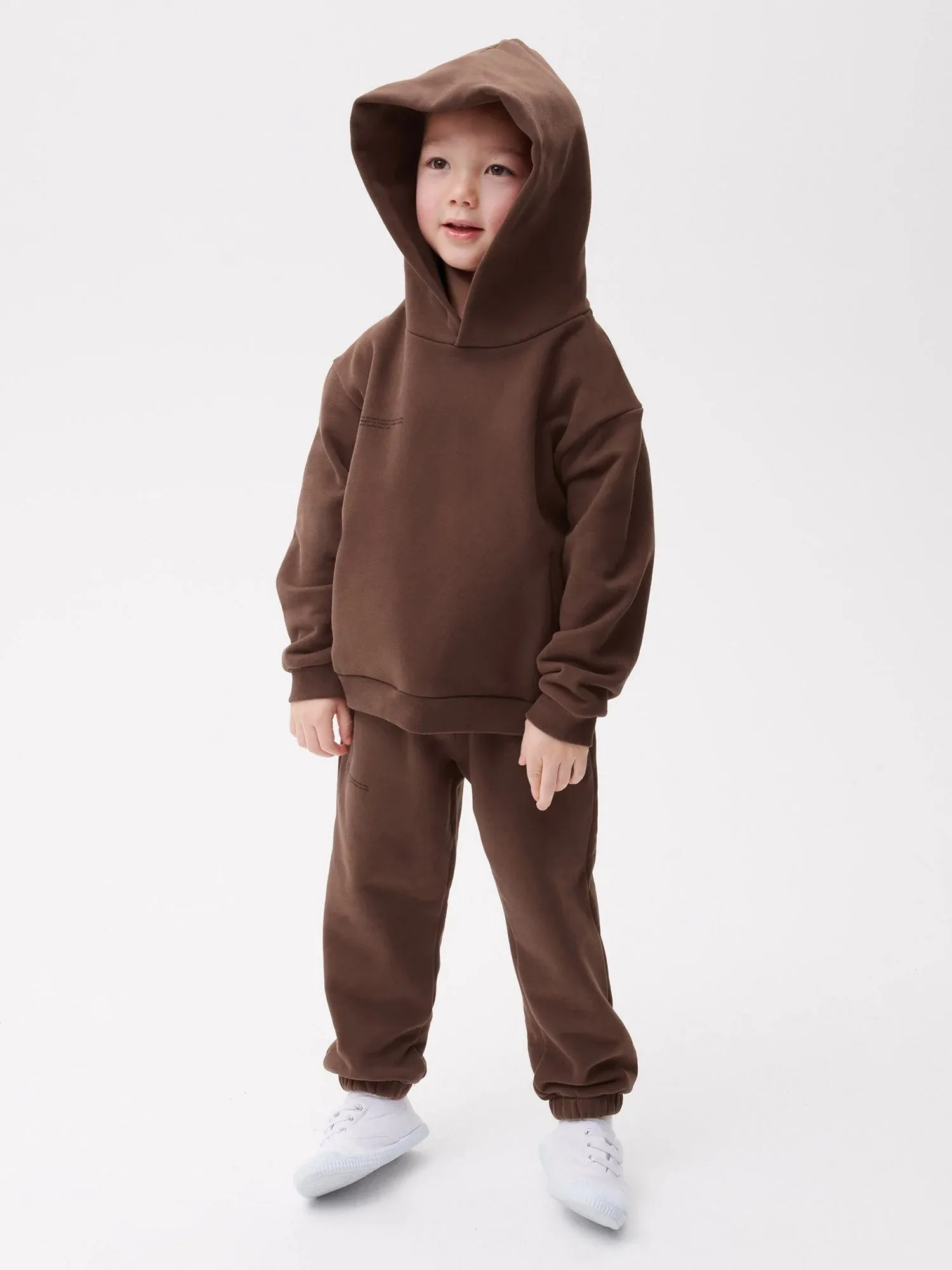 Kids' 365 Hoodie - Neutral Tones—chestnut brown