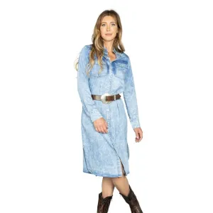 Kimes Ranch Sundowner Dress Light Denim