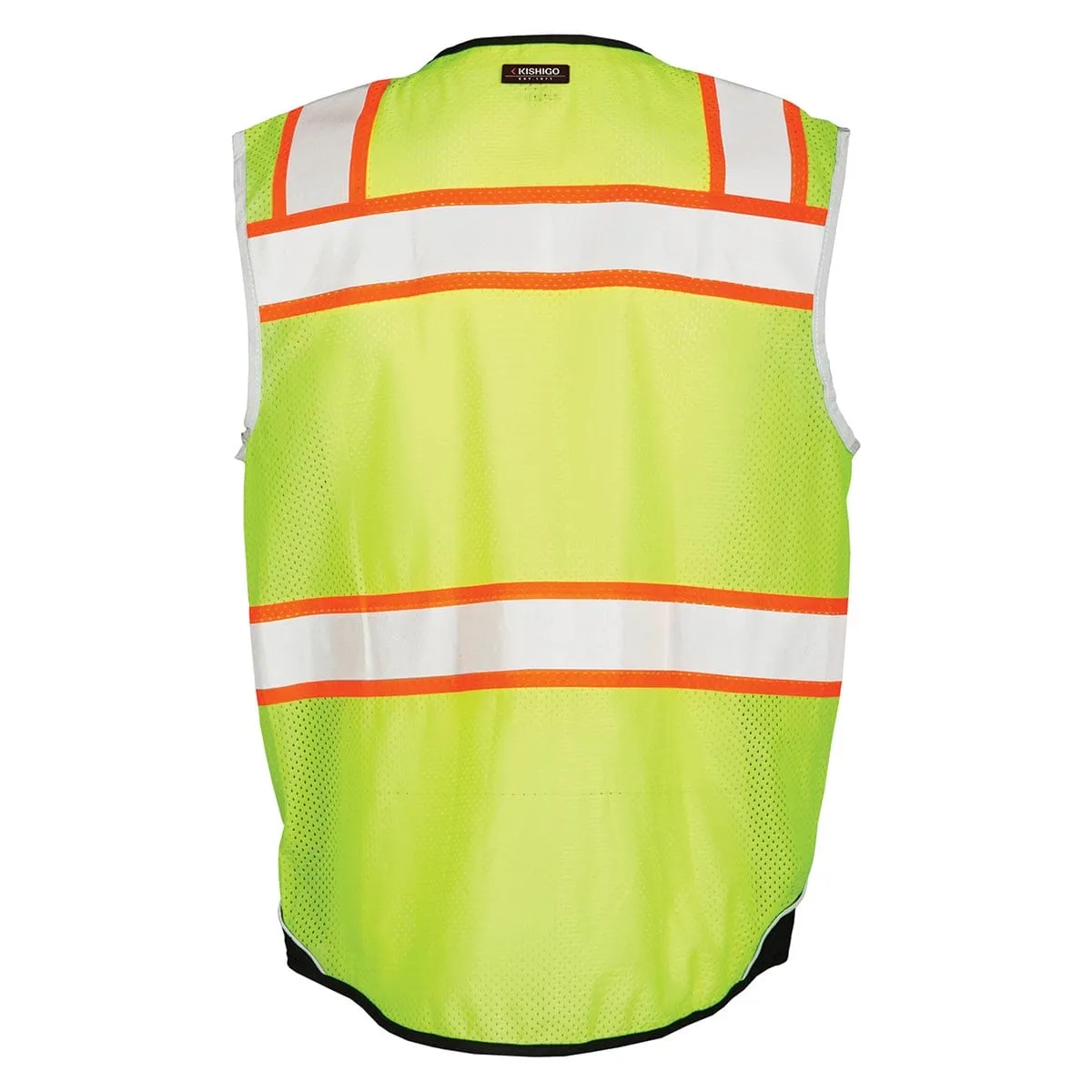 Kishigo Black Series Black Bottom Safety Vest