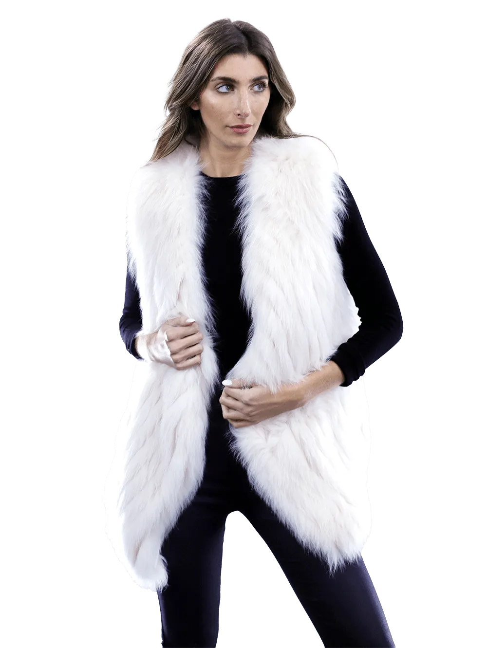 La Fiorentina - Plush Fox Fur Vest