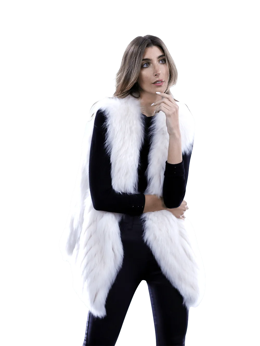 La Fiorentina - Plush Fox Fur Vest