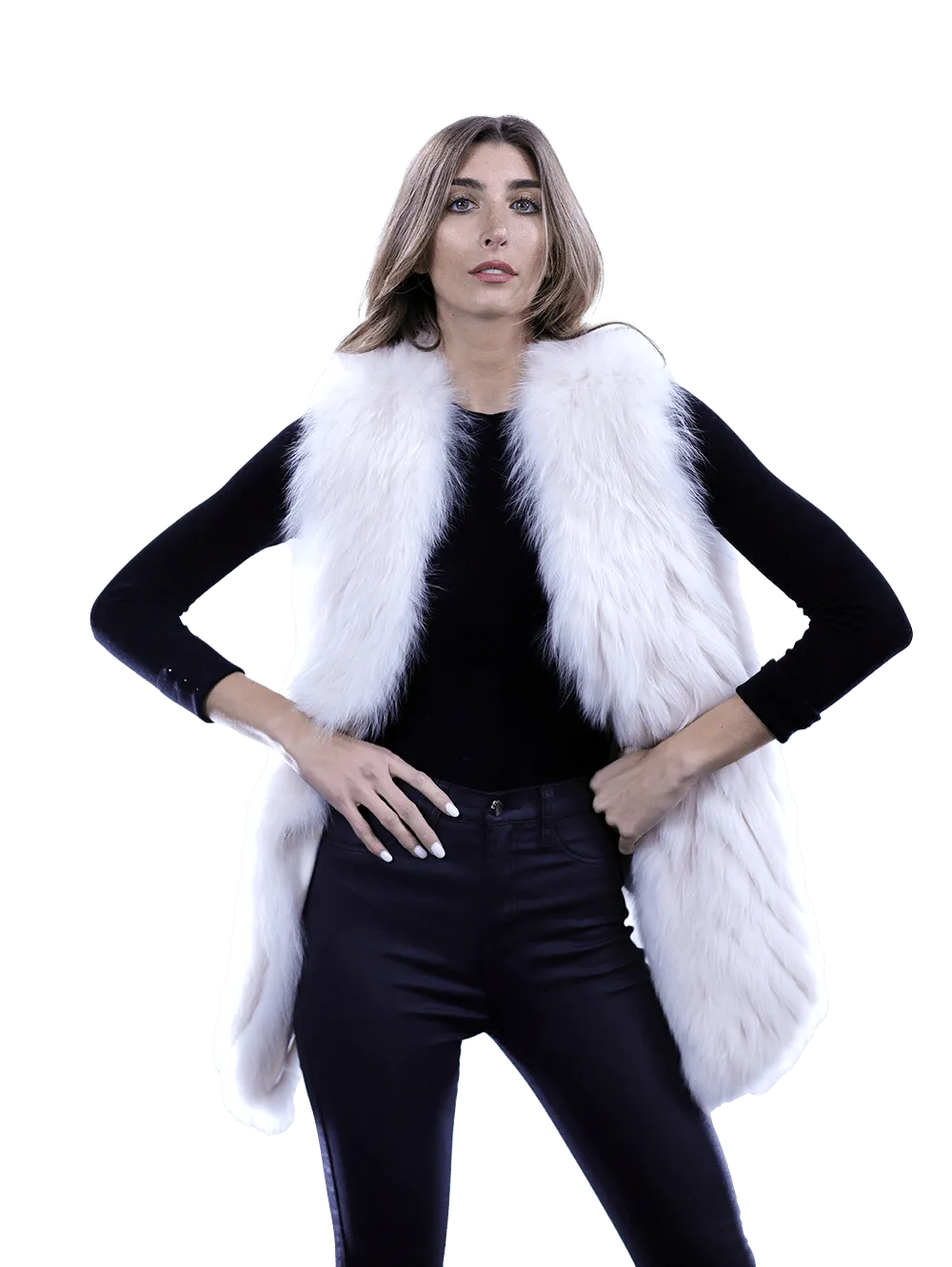 La Fiorentina - Plush Fox Fur Vest