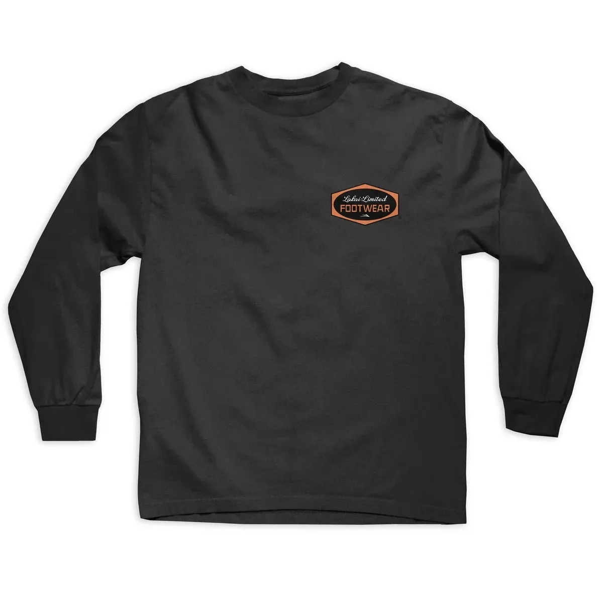 Lakai Paint Long Sleeve Tee - Black