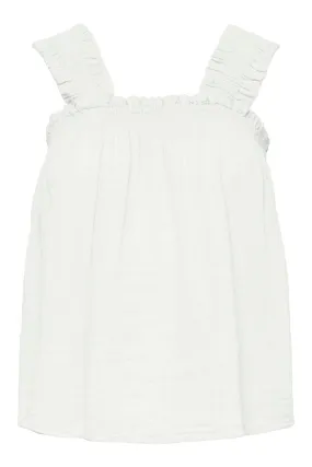 Lelou Top - Bright White