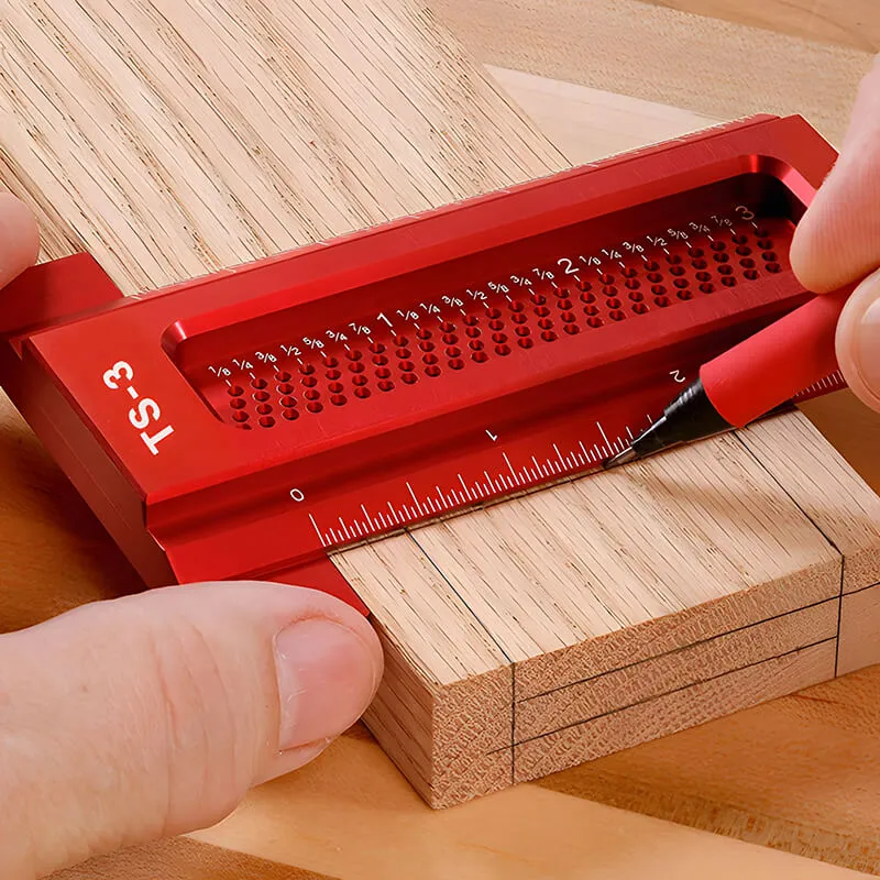 Levoite™ Precision Pocket T-Square Saddle T-Squares Ruler