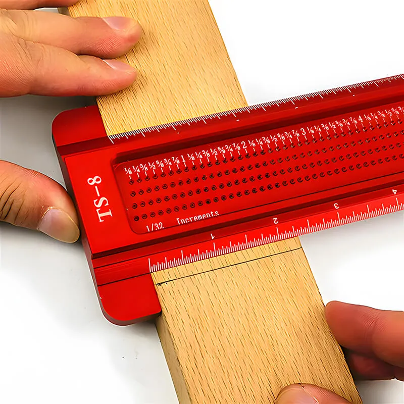 Levoite™ Precision Pocket T-Square Saddle T-Squares Ruler