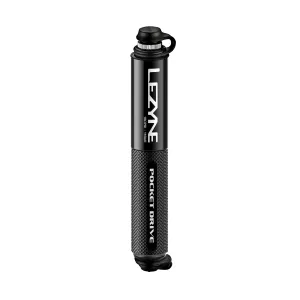 Lezyne Pocket Drive HP Bicycle Hand Pump 160 PSI, Presta and Schrader Valve