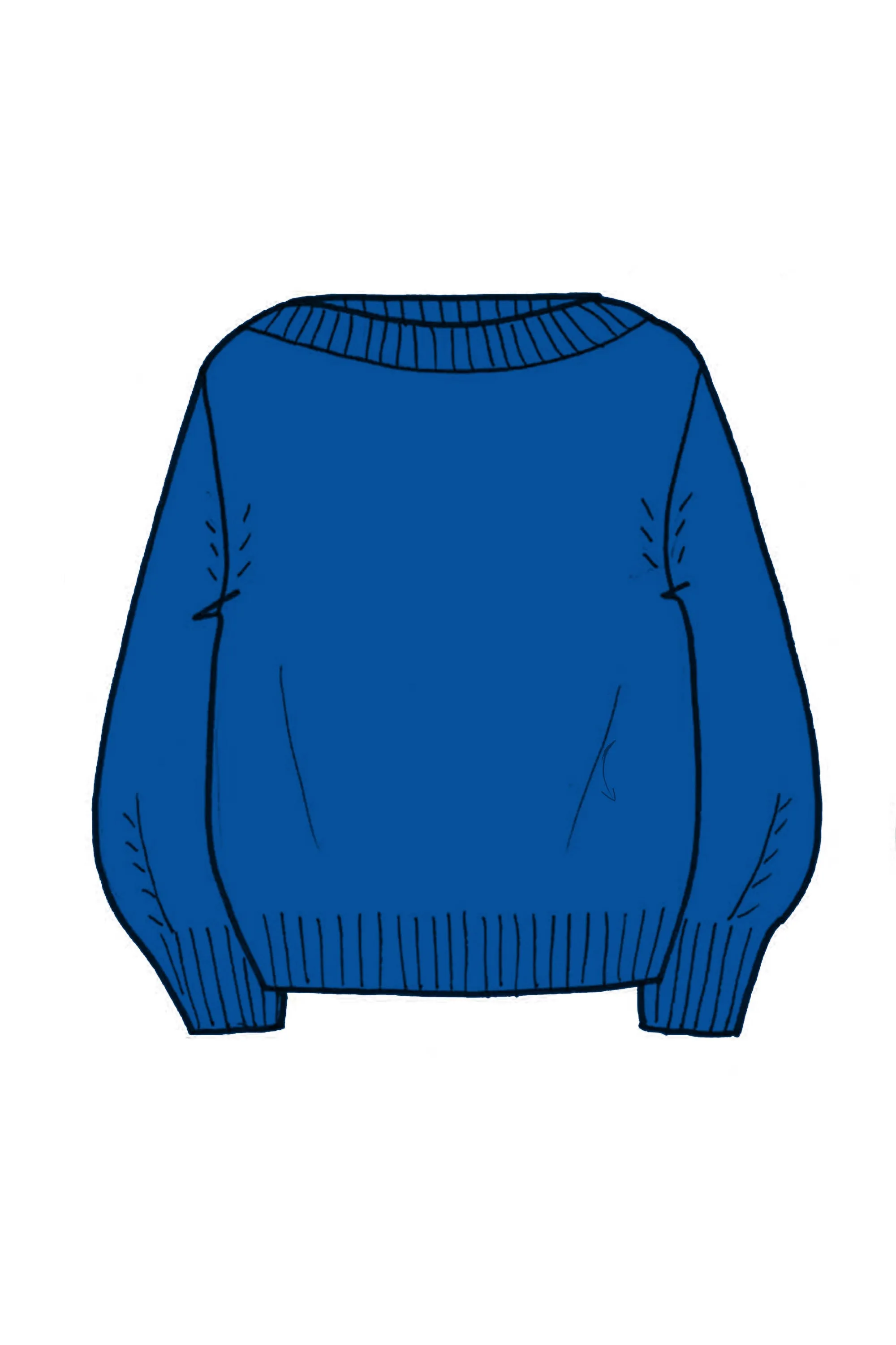 Lofty Oversized Crew Neck Cashmere Sweater - Made to Order