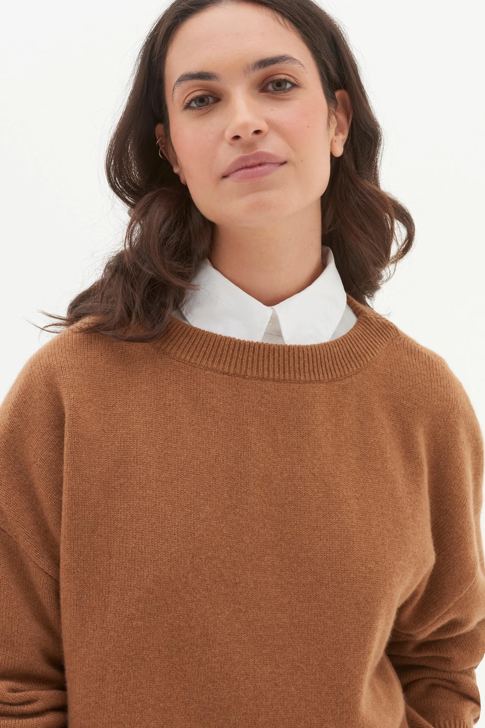 Lofty Oversized Crew Neck Cashmere Sweater - Made to Order