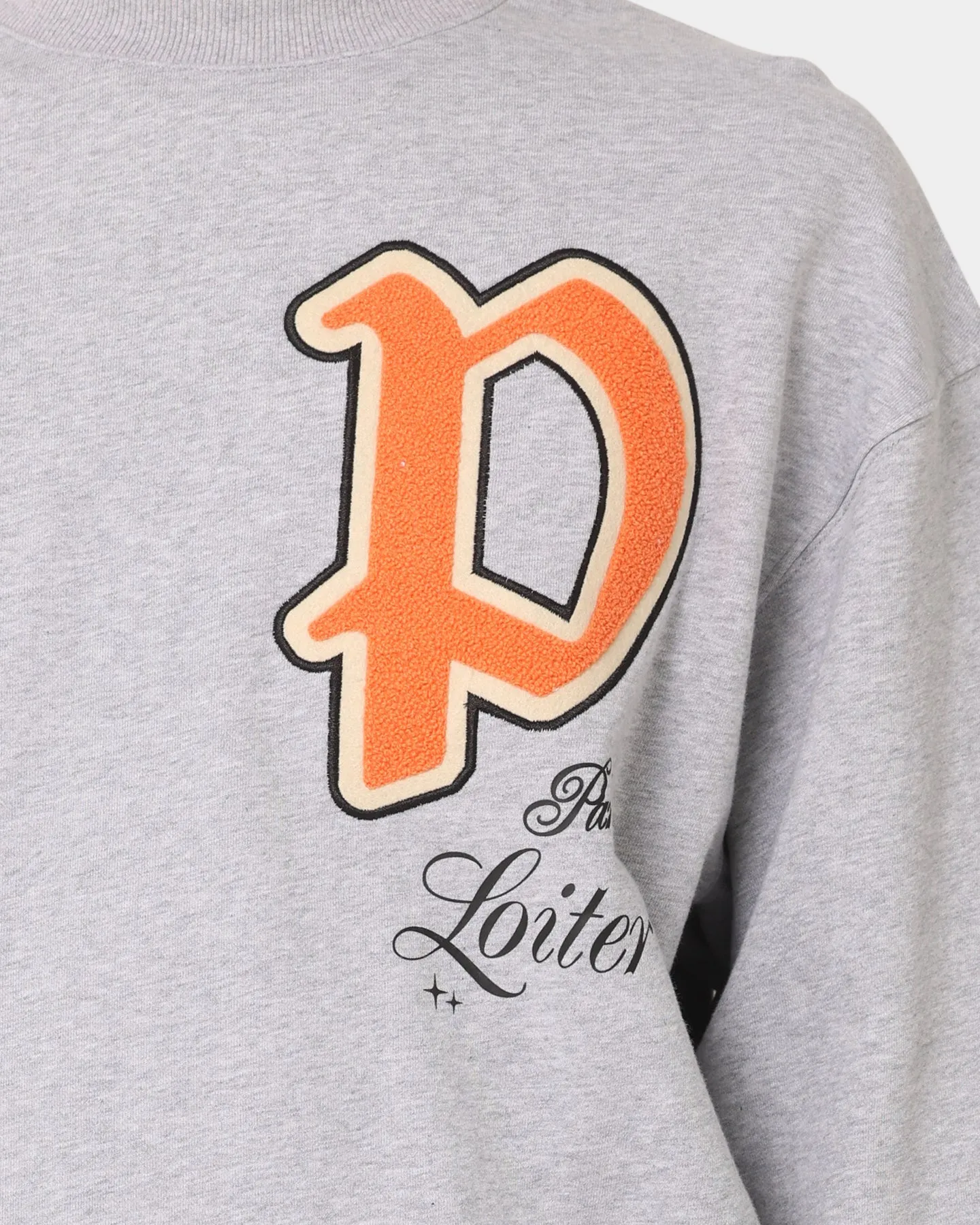 Loiter Paradise Crewneck Grey Marle