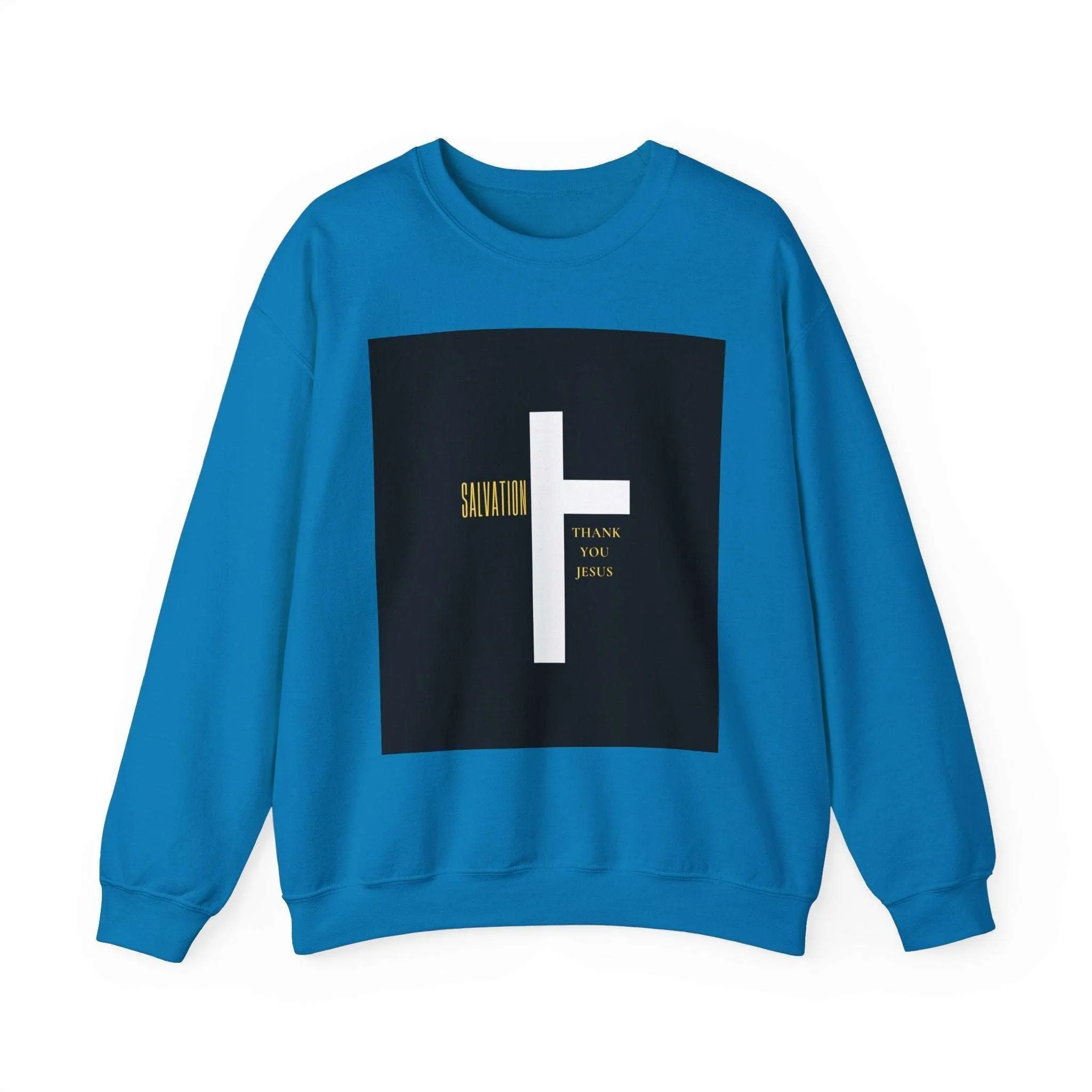 Long Sleeve Salvation Thank You Jesus Sweatshirt