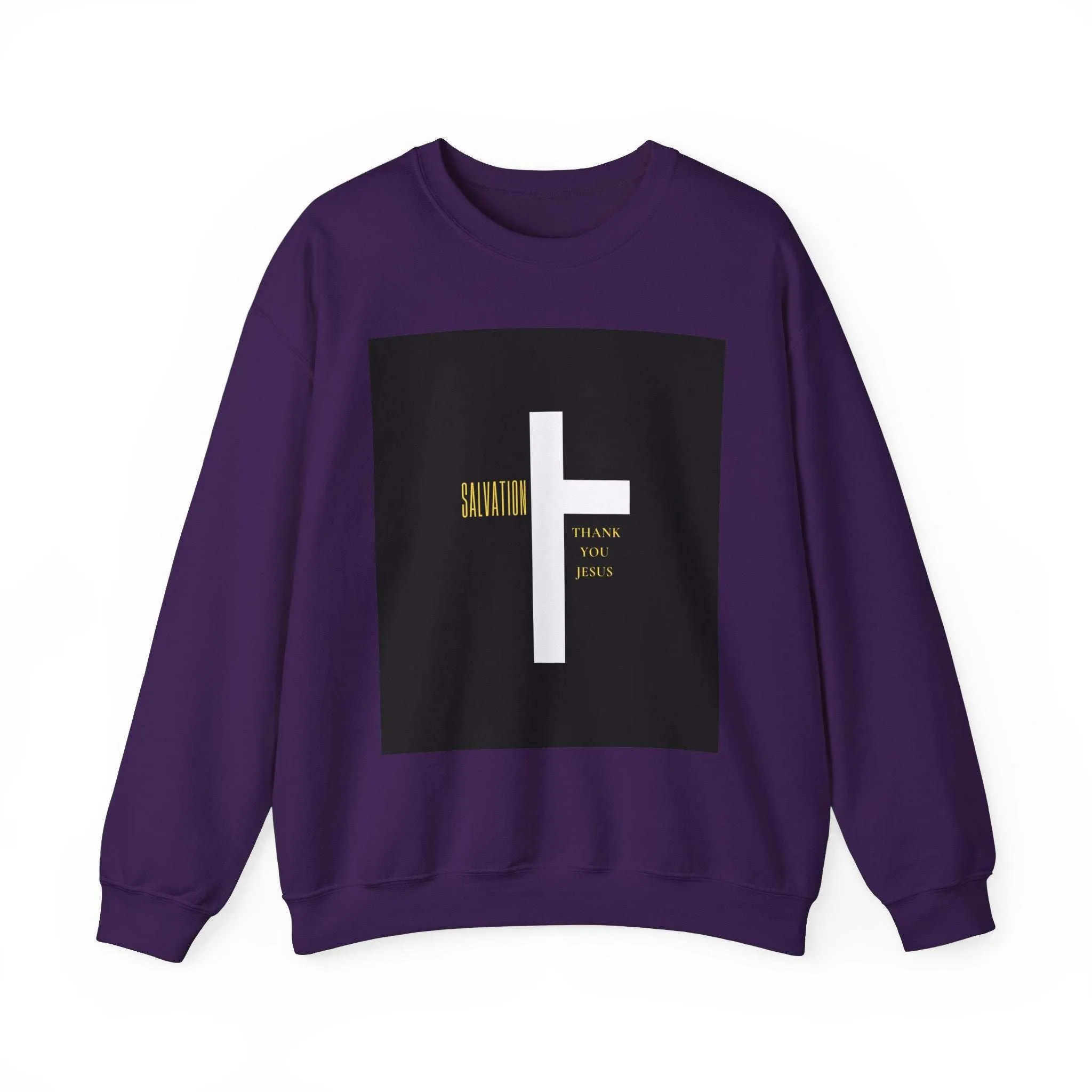 Long Sleeve Salvation Thank You Jesus Sweatshirt