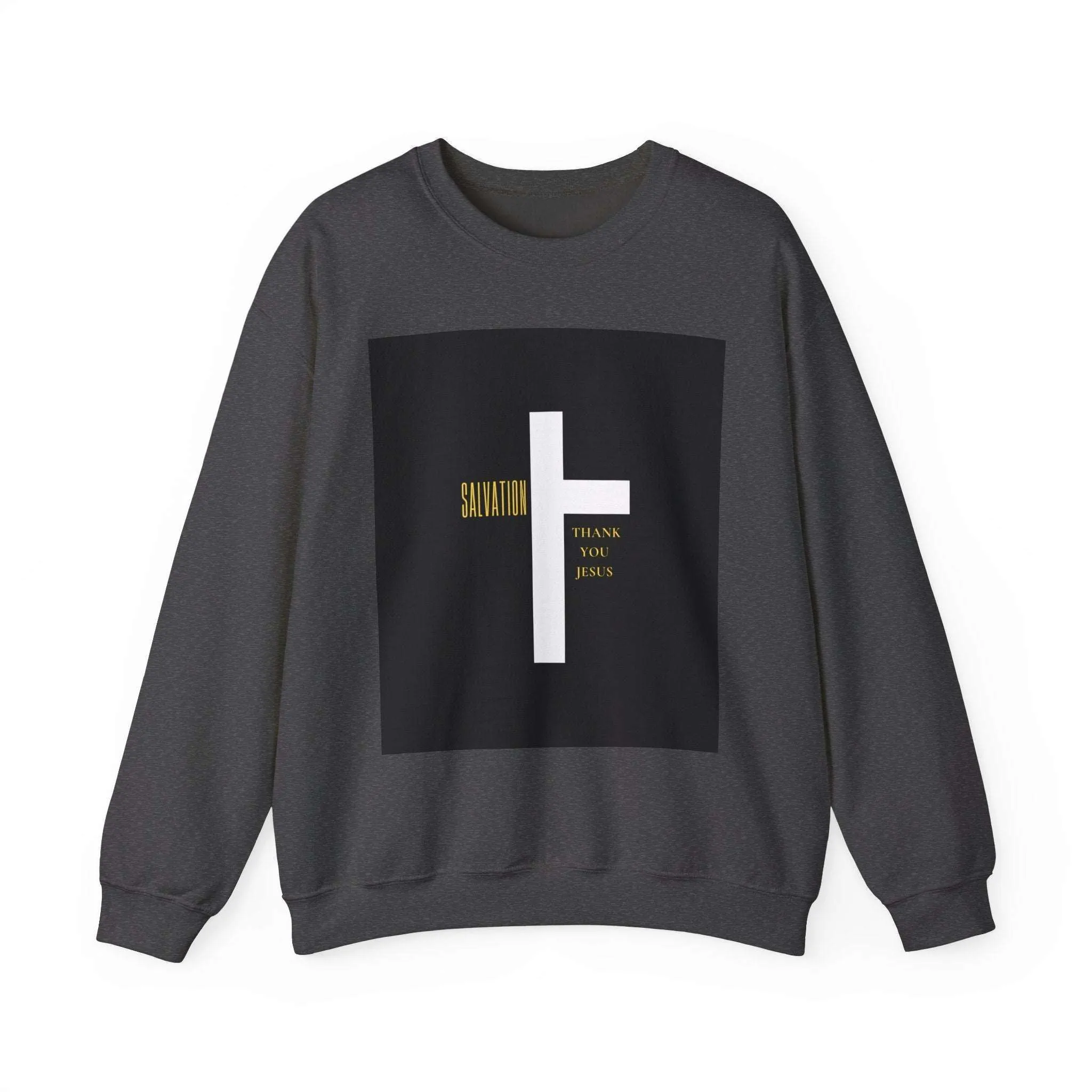 Long Sleeve Salvation Thank You Jesus Sweatshirt