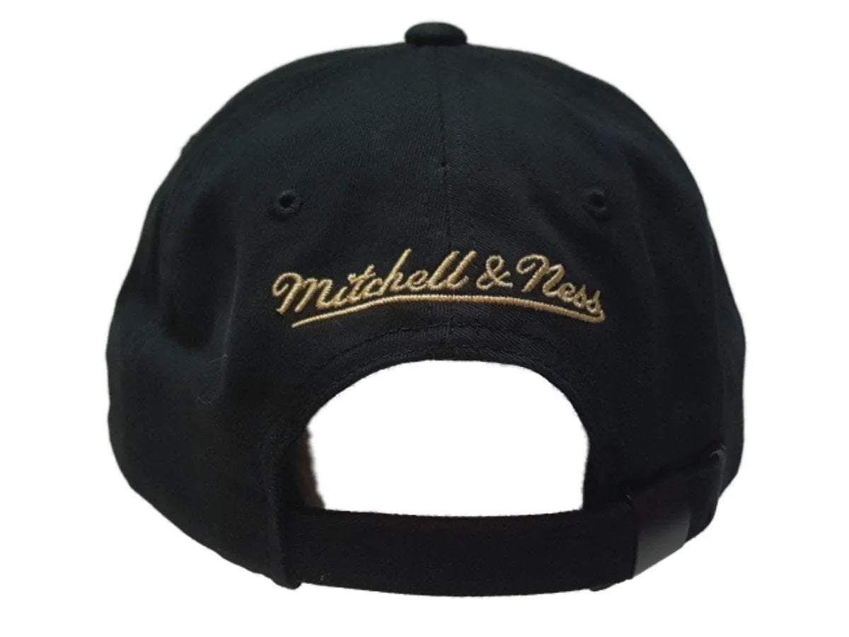 Los Angeles Kings Mitchell & Ness Black Adj. Slouch Strapback Baseball Hat Cap