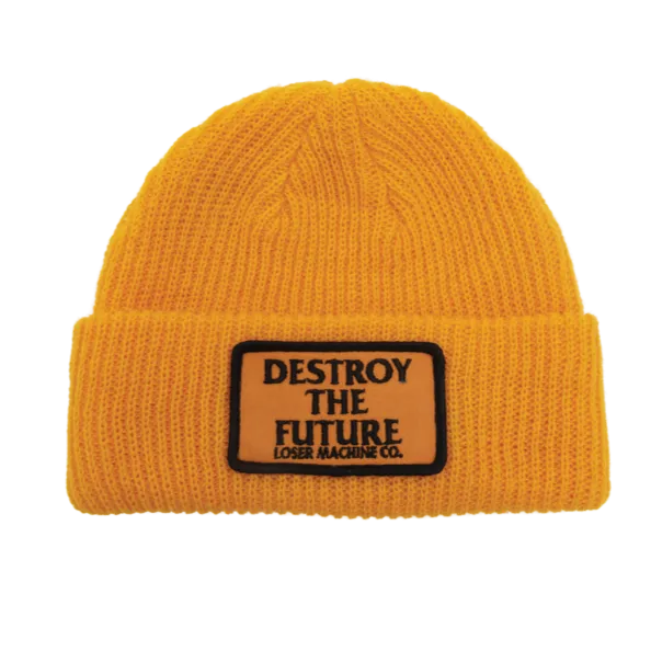 LOSER MACHINE TOKEN BEANIE GOLD