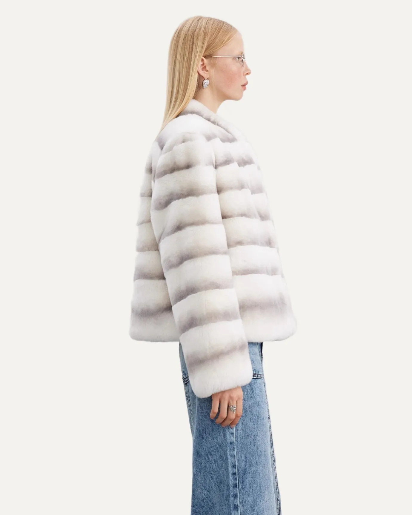 Lovau x Sense Rabbit Fur Coat