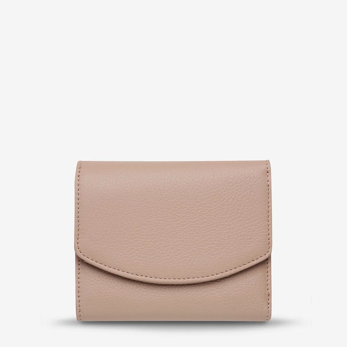 Lucky Sometimes Leather Wallet in Dusty Pink