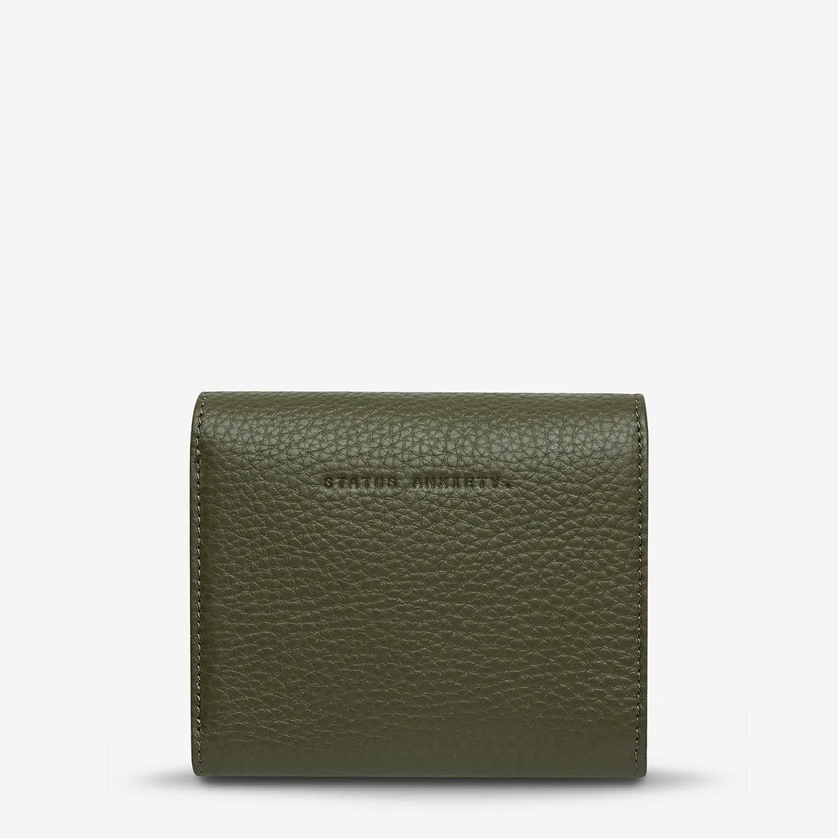 Lucky Sometimes Leather Wallet in Khaki