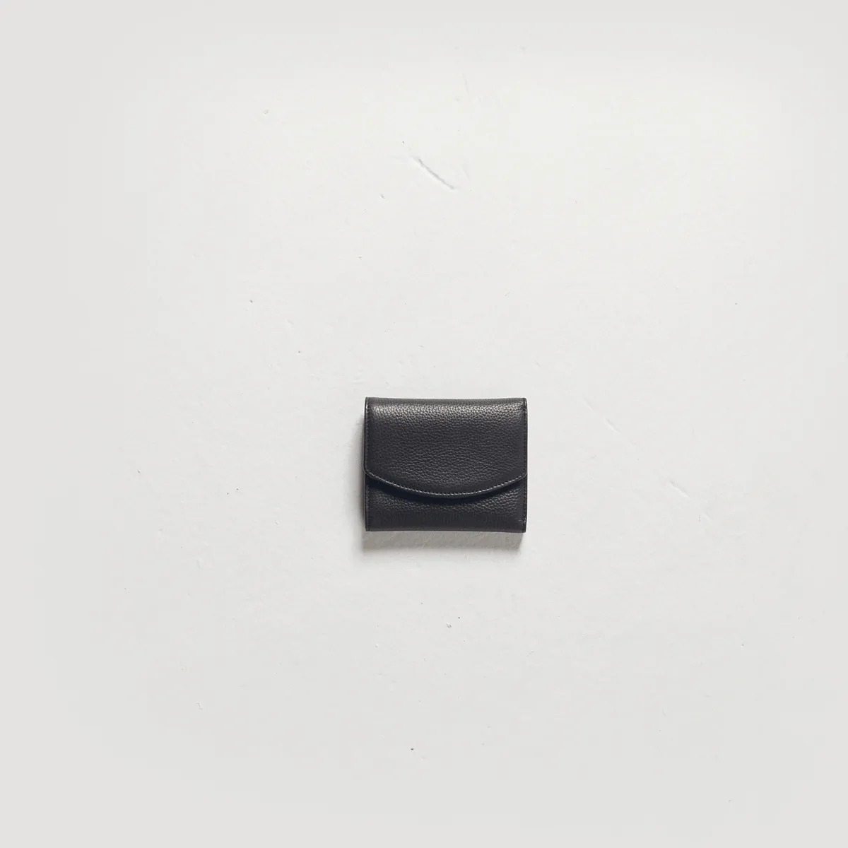 Lucky Sometimes Leather Wallet in Navy Blue