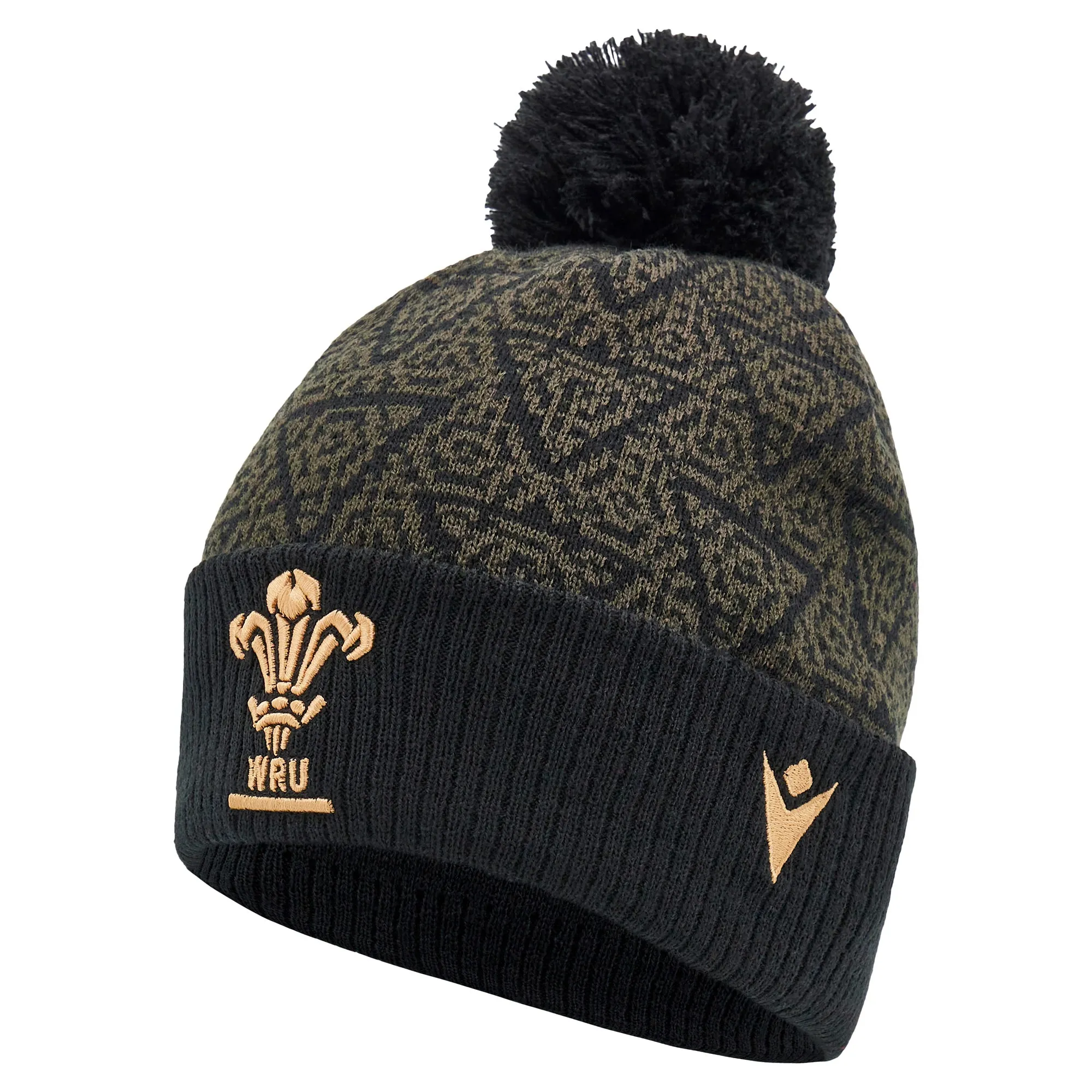 Macron Wales WRU 24/25 Kids Pom Pom Beanie