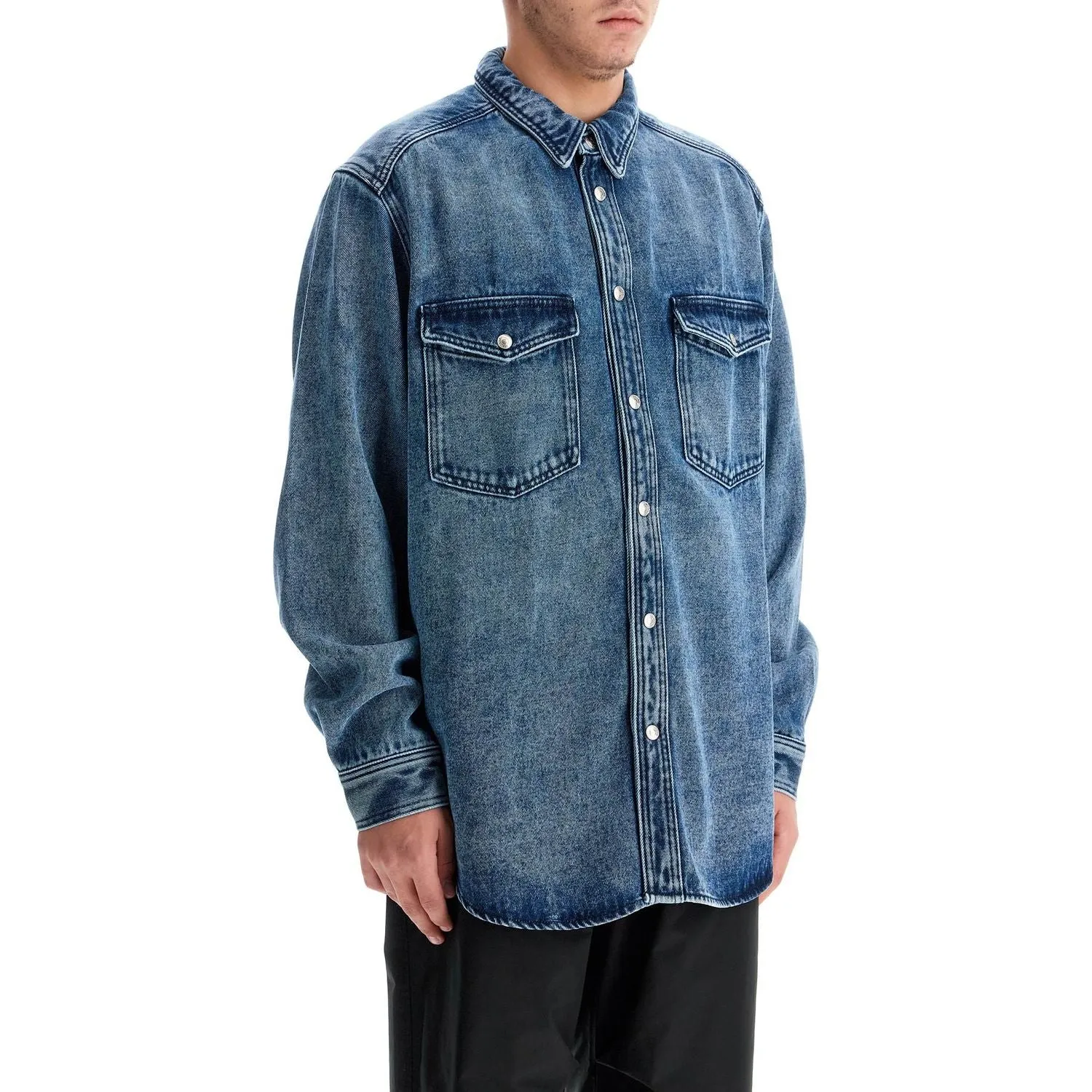 Marant tailly denim overshirt