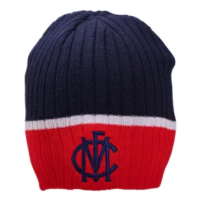 Melbourne Demons Mens Adults Boundary Rib Beanie