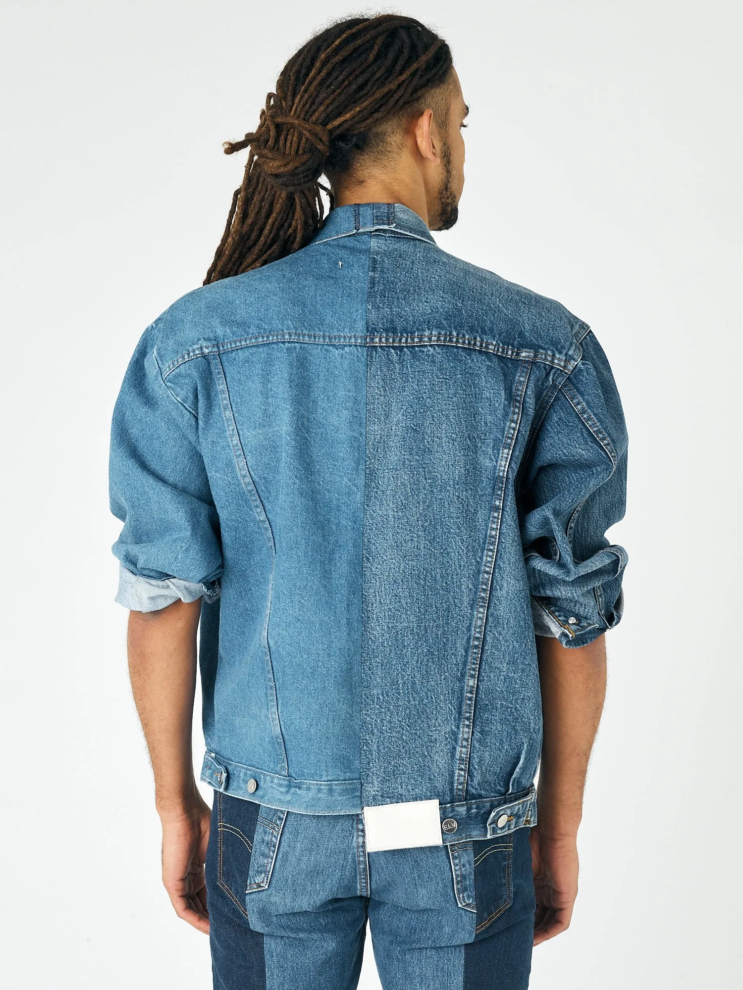 Men's Classic Denim Jacket Mid Blue