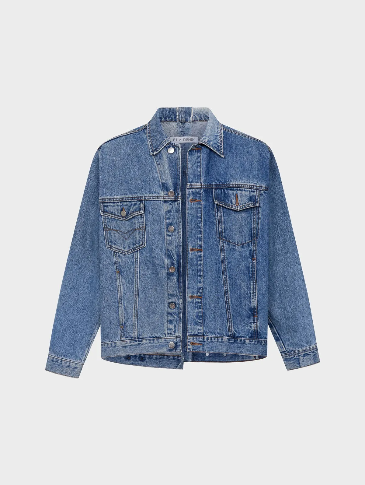 Men's Classic Denim Jacket Mid Blue