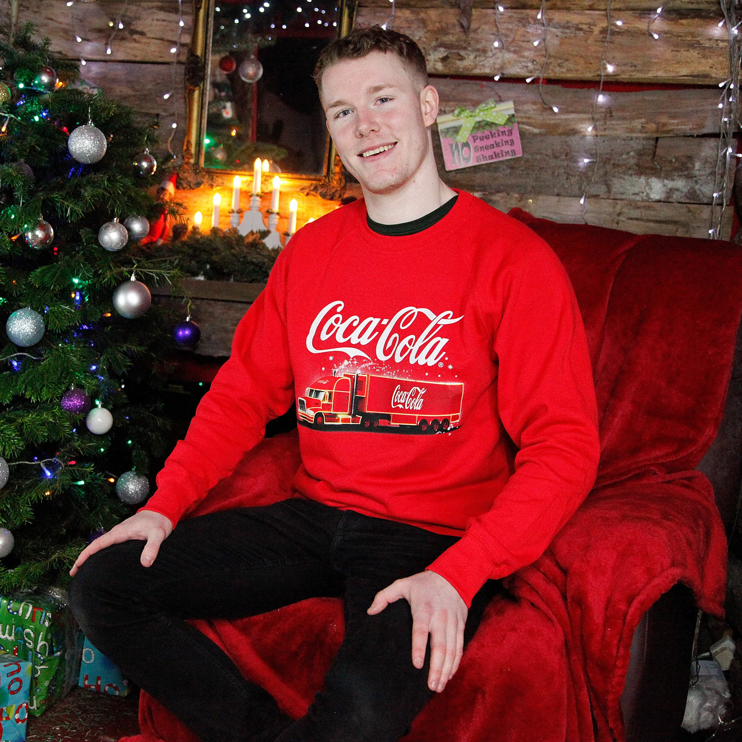 Mens Coca Cola Christmas Sweatshirt