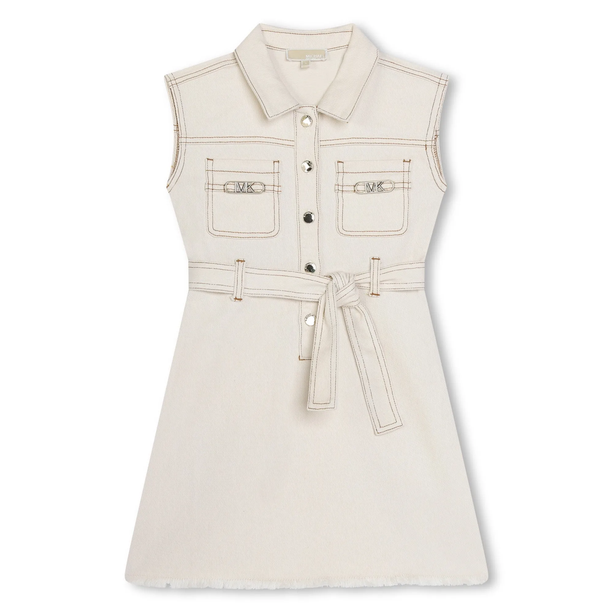 Michael Kors Cream Denim Dress