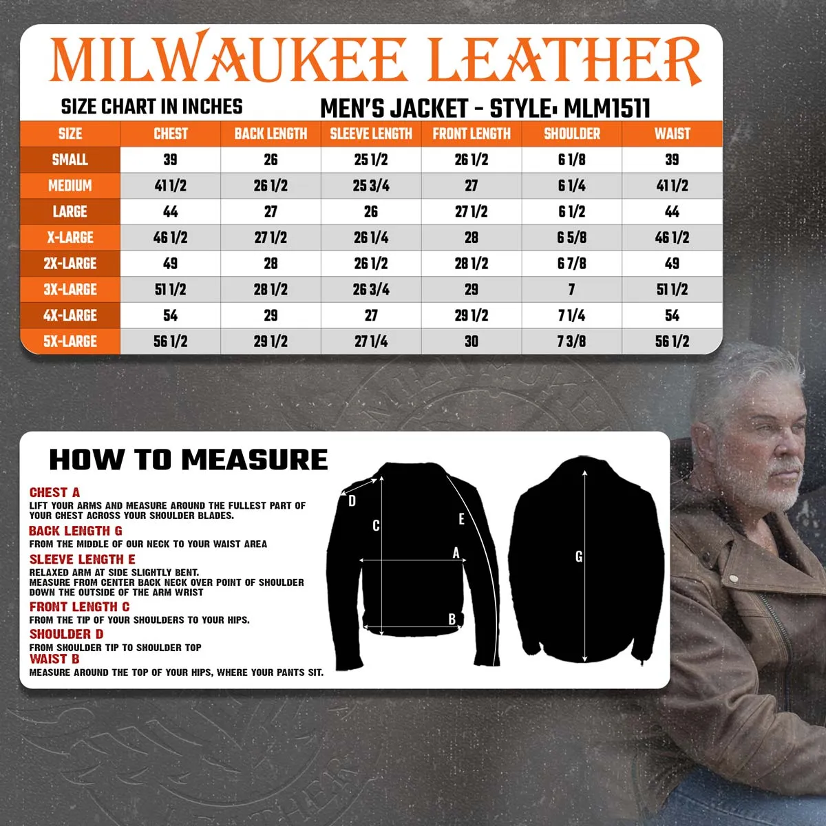 Milwaukee Leather MLM1511 Men's 'Vagabond' Vintage Crazy Horse' Brown