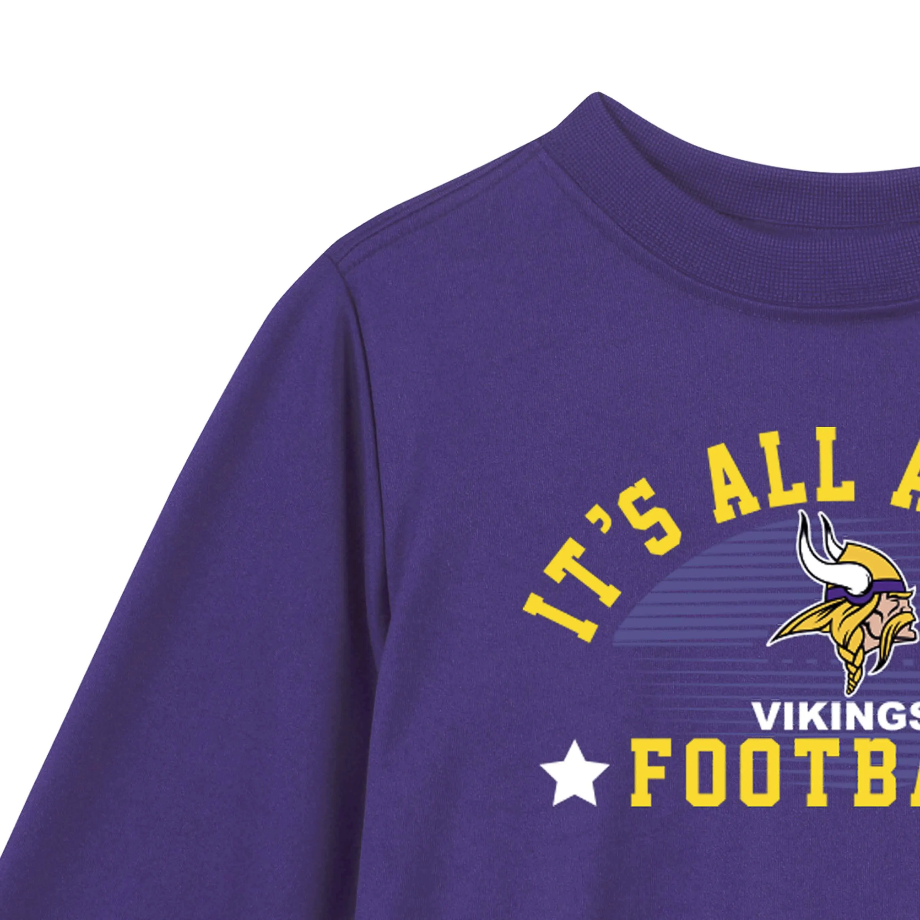 Minnesota Vikings Baby & Toddler Boys Long Sleeve Tee Shirt