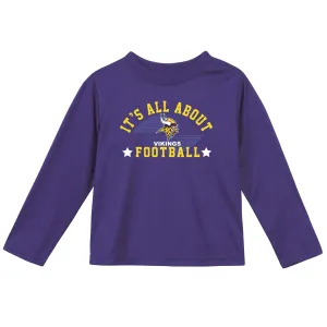 Minnesota Vikings Baby & Toddler Boys Long Sleeve Tee Shirt