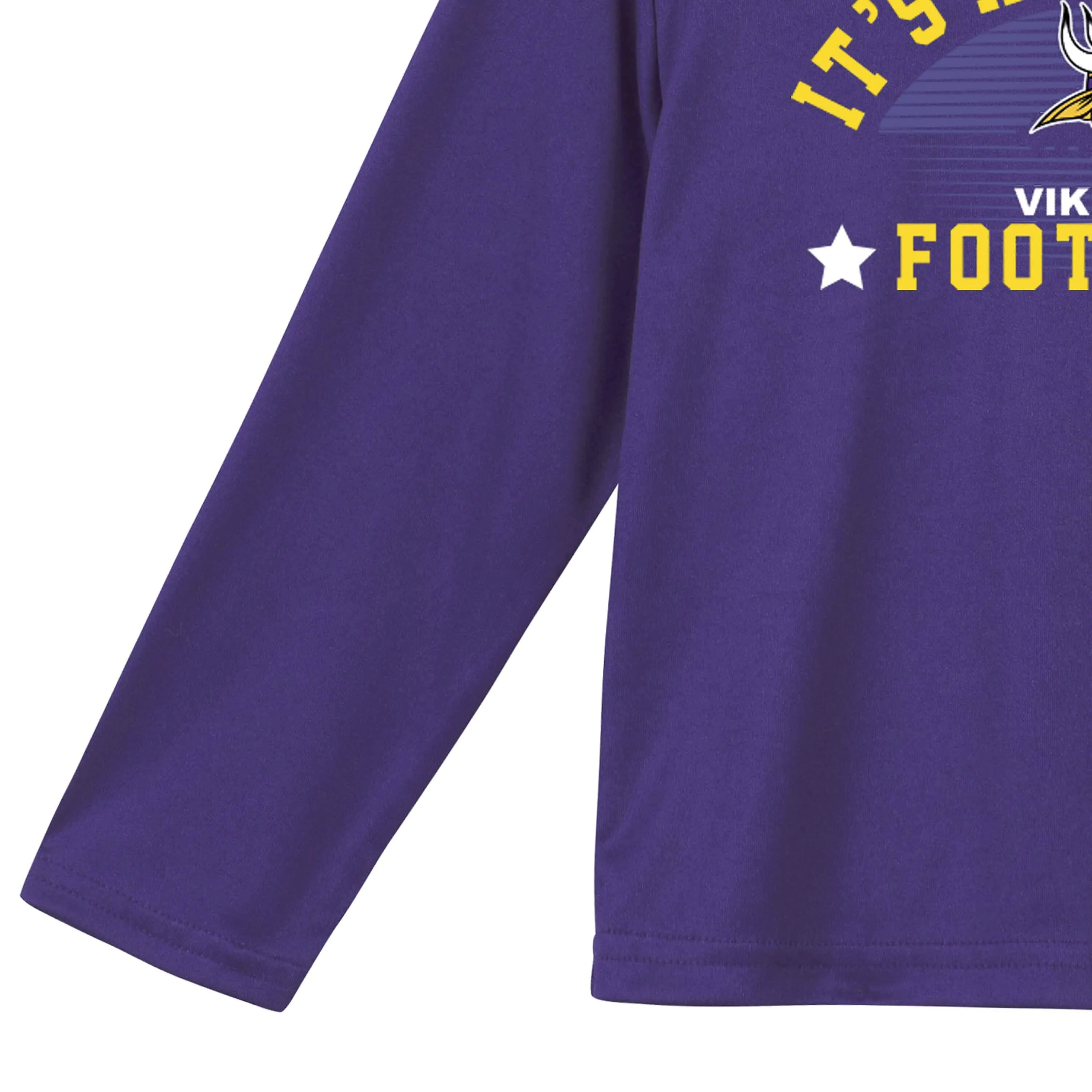 Minnesota Vikings Baby & Toddler Boys Long Sleeve Tee Shirt