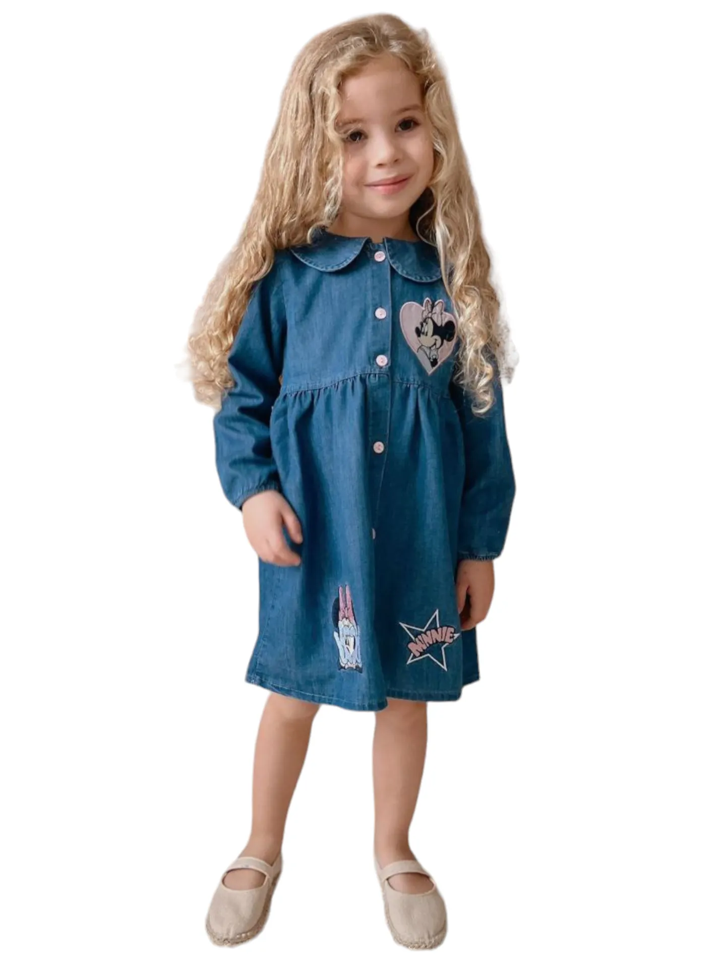 Minnie Mouse Denim Dress - Dark