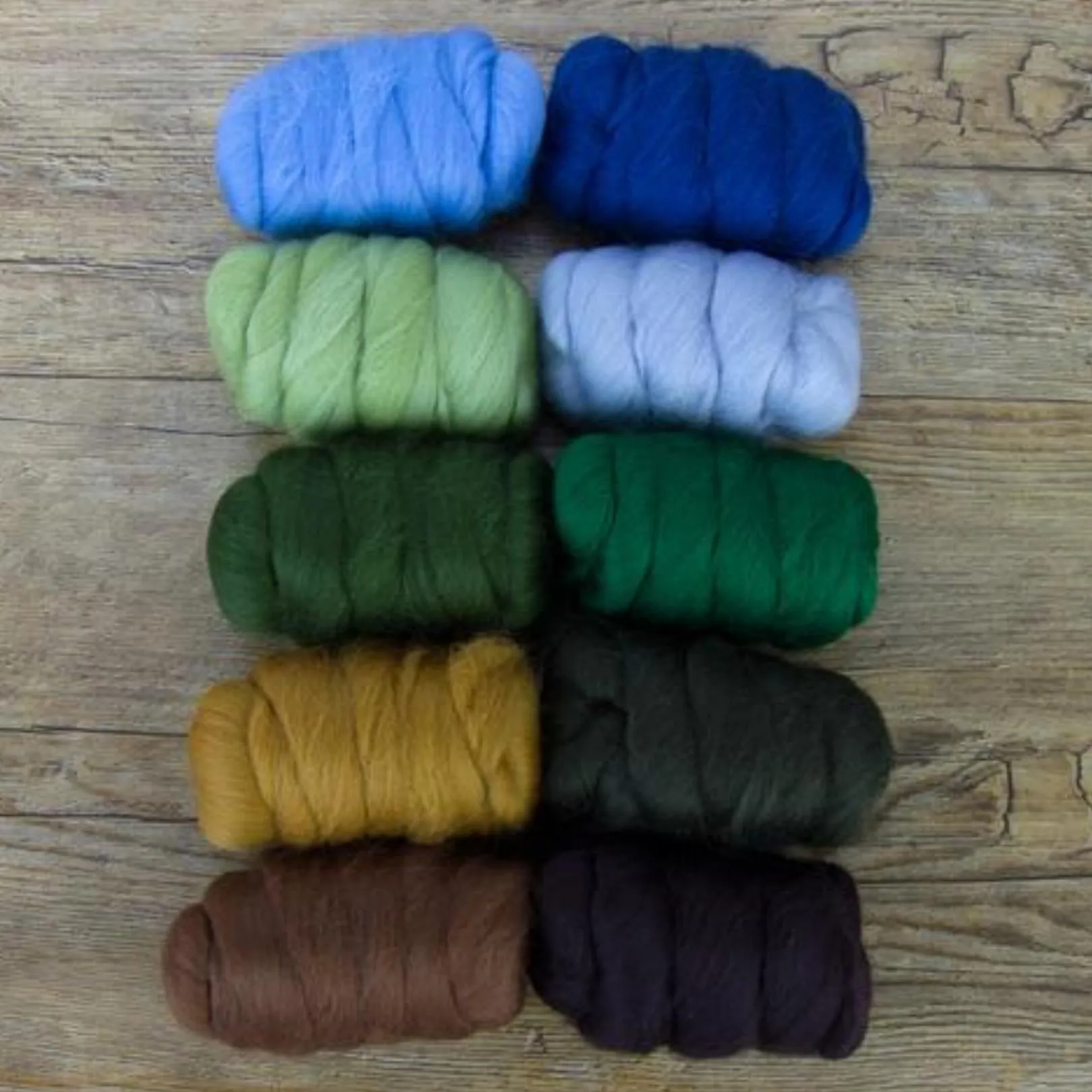 Mixed Merino Wool Variety Pack | Countryside Drive (Multicolored) 250 Grams, 23 Micron