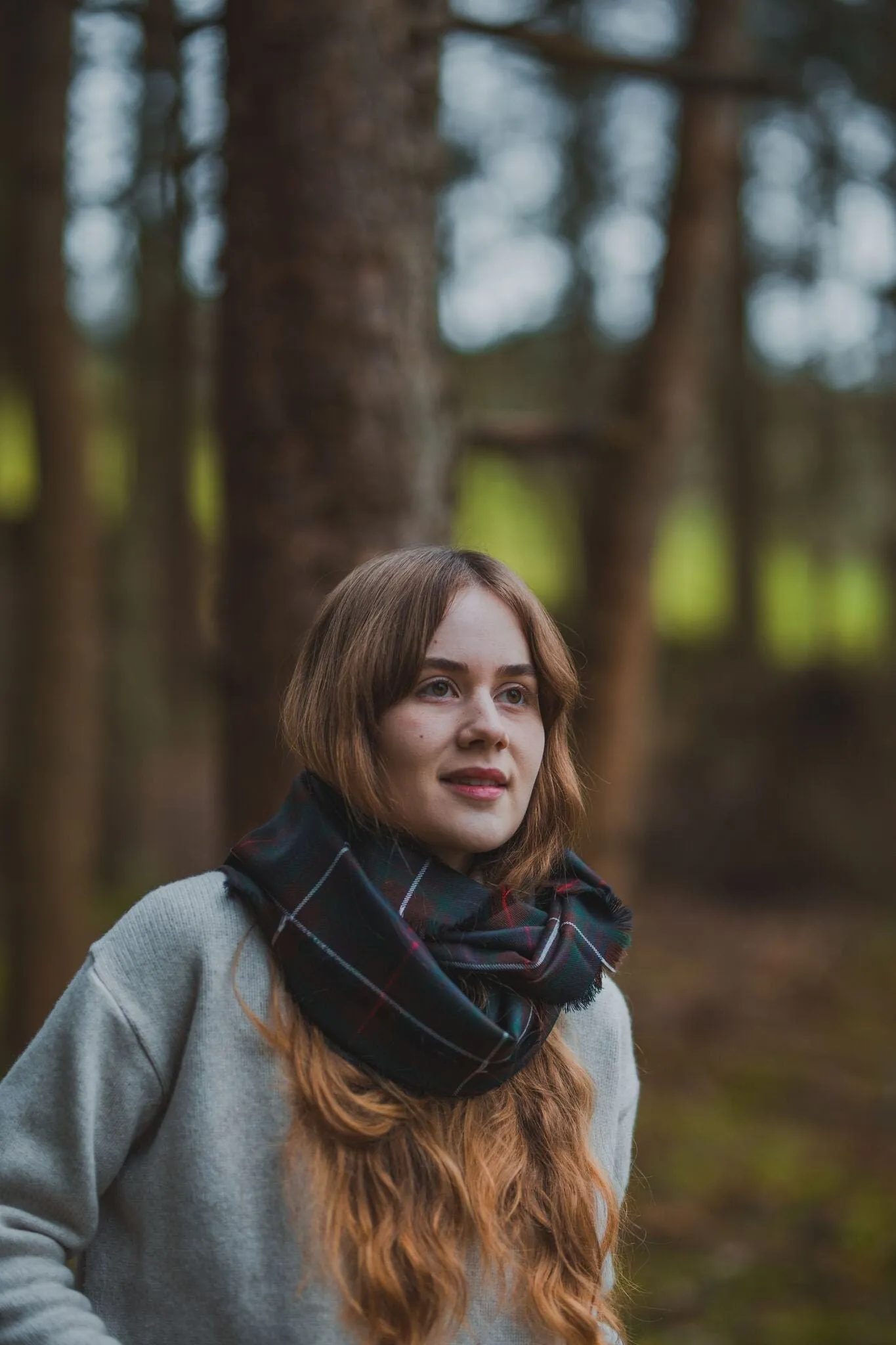 Modern Hunting Fraser Outlandish Cowl Wrap Scarf by LoullyMakes