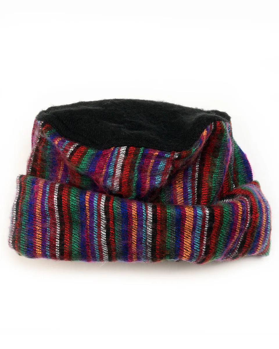 Multi-Striped Brushed Woven Pashtun