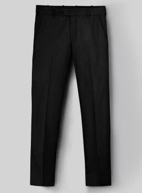 Napolean Windsor Black Stripe Wool Pants