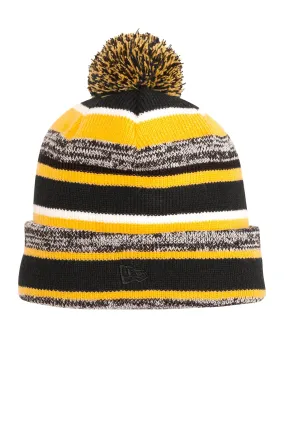 New Era Sideline Branded Beanies, Black/ Gold