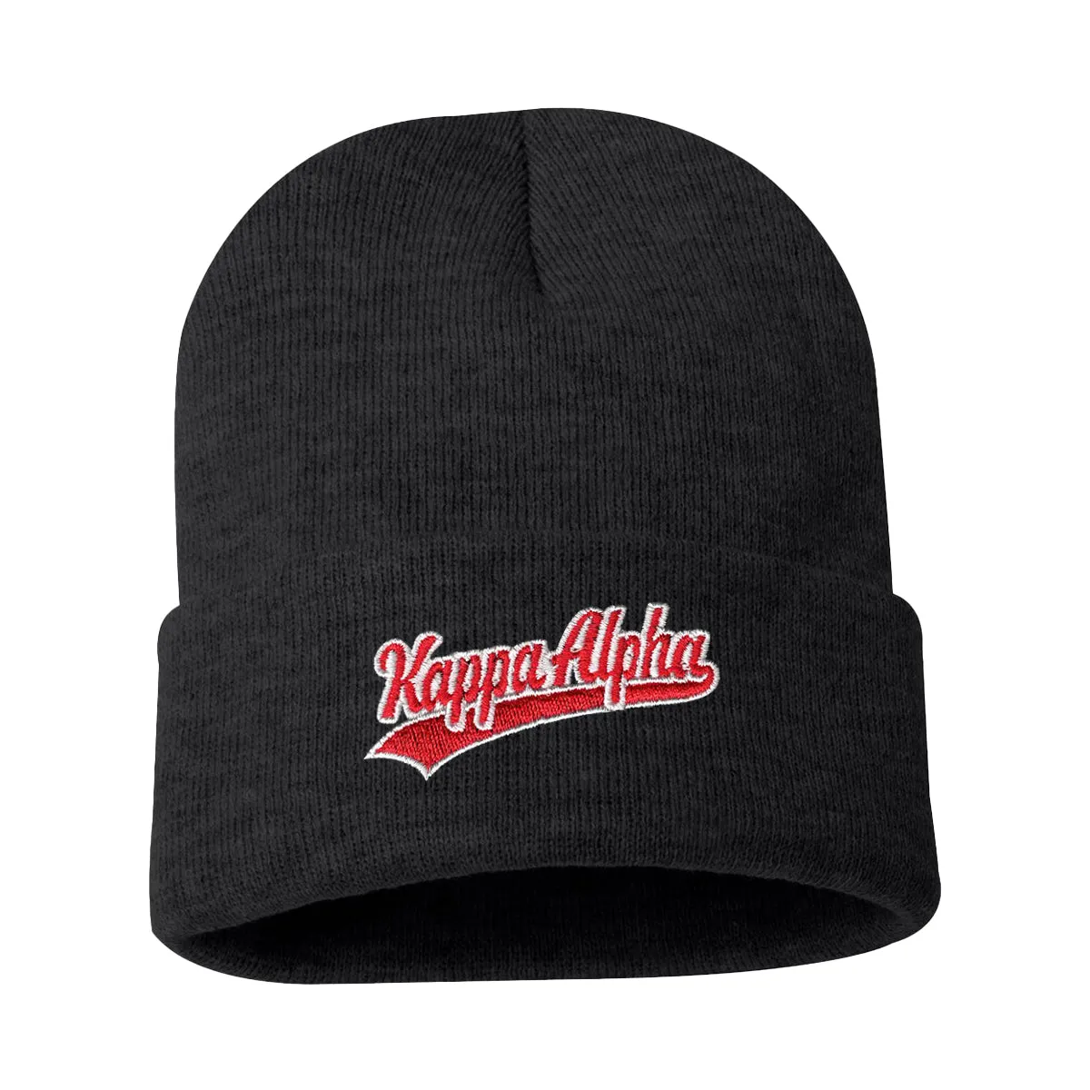 New! Kappa Alpha Signature Charcoal Beanie