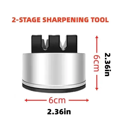 Non-Slip Pocket Size Chef's Quick Knife Sharpener