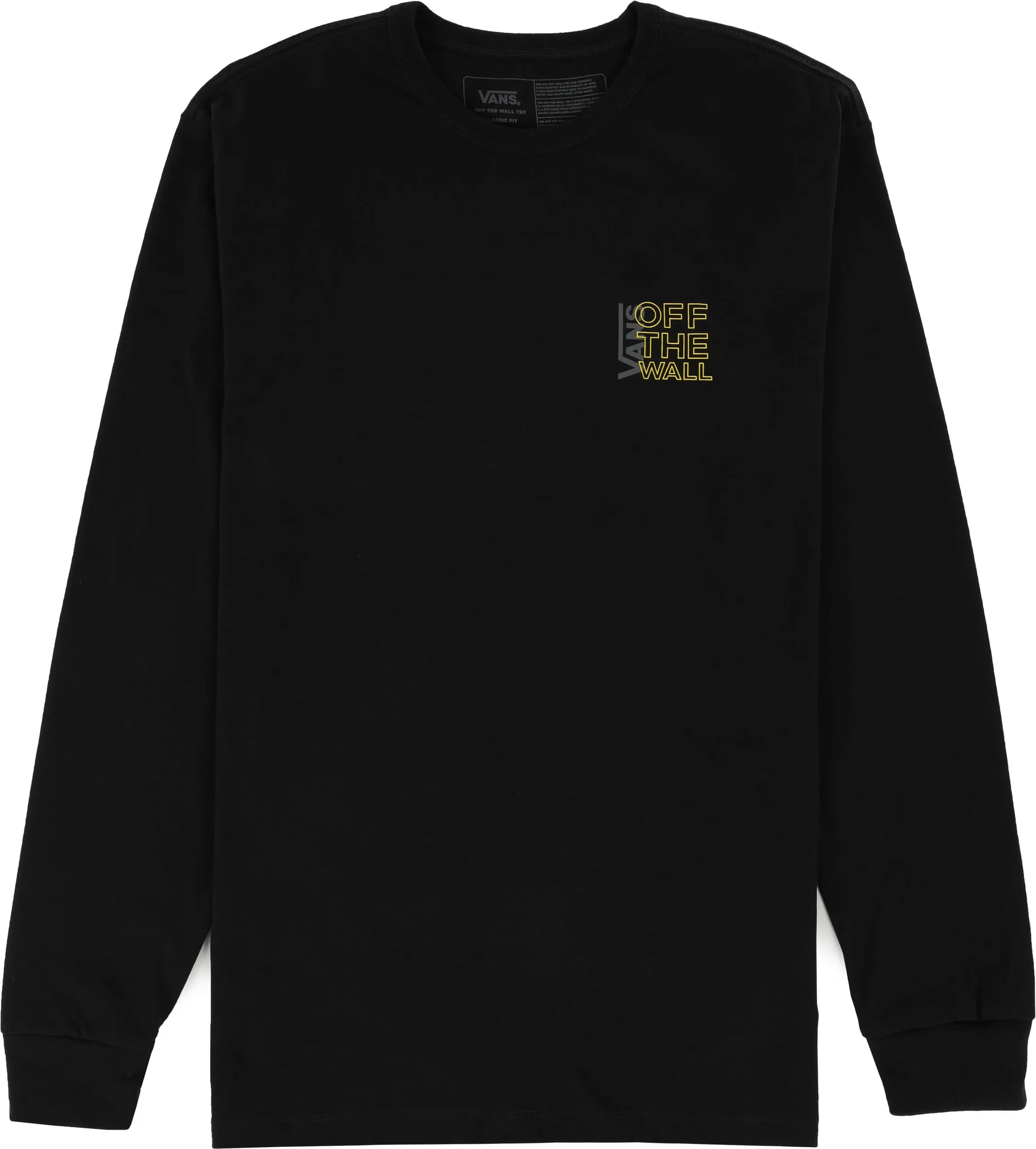 Off The Wall Classic Outlined L/S Tee