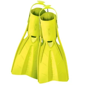 Open Box Oceanic Accel Open Heel Fin - Yellow - Regular-10/12