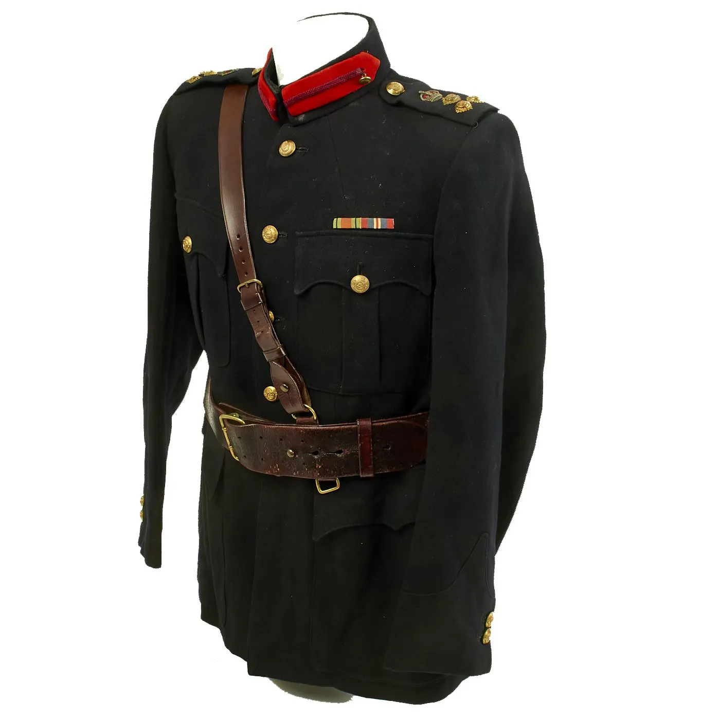 Original British Army Post 1954 Royal East Kent Regiment Brigadier General Blue Color Dress Uniform Jacket