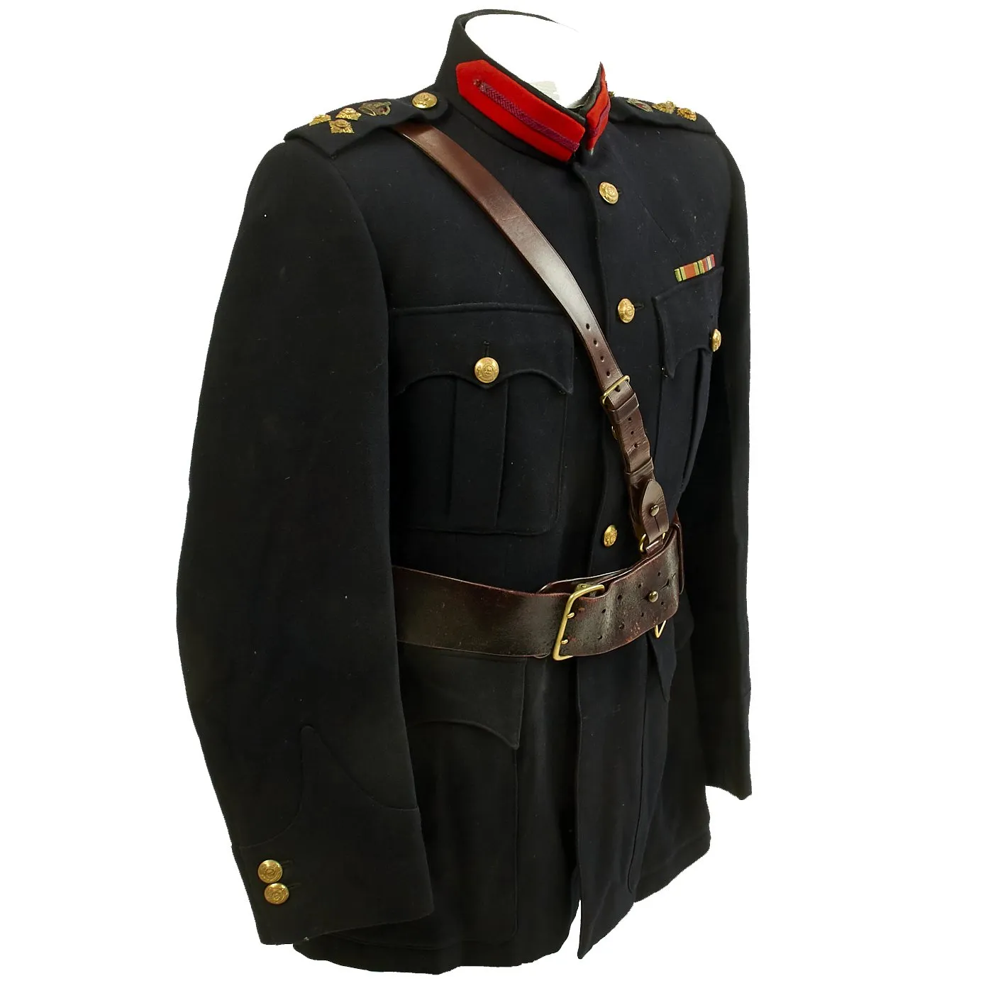 Original British Army Post 1954 Royal East Kent Regiment Brigadier General Blue Color Dress Uniform Jacket